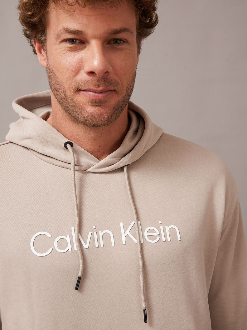 Polerón con Gorro Hero Logo Comfort Beige Calvin Klein-3