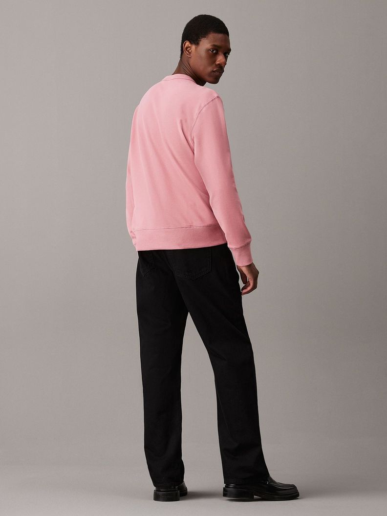 Polerón Badge Crew Neck L-G Rosado Calvin Klein-2