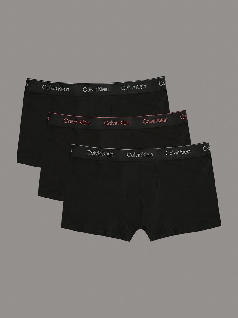Pack 3 Modern Cotton Bóxers Trunk Negro Calvin Klein-0