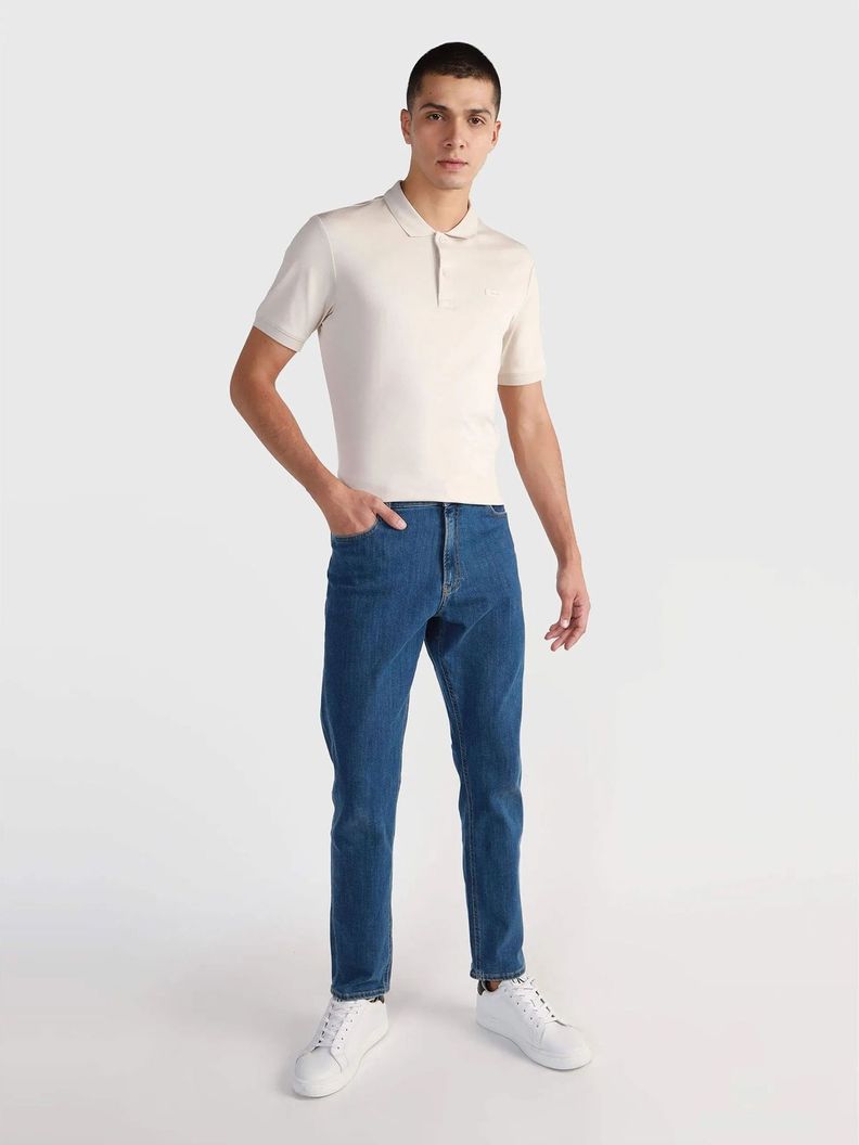 Polera Smooth Slim Beige Calvin Klein-1