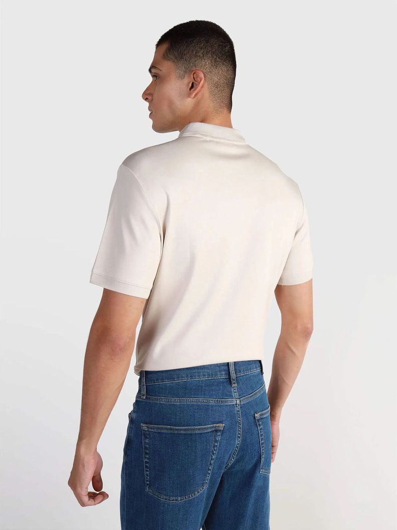 Polera Smooth Slim Beige Calvin Klein-2
