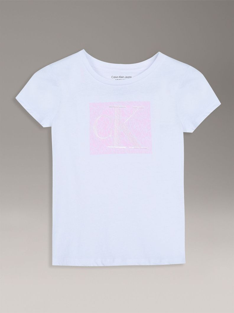 Polera Nina Classic Para Nina Blanco Calvin Klein S