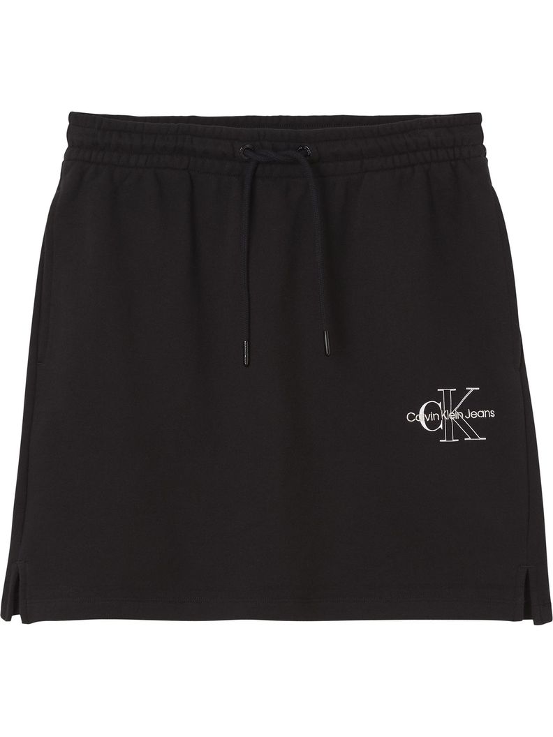 Falda Two Tone Monogram Negro Calvin Klein