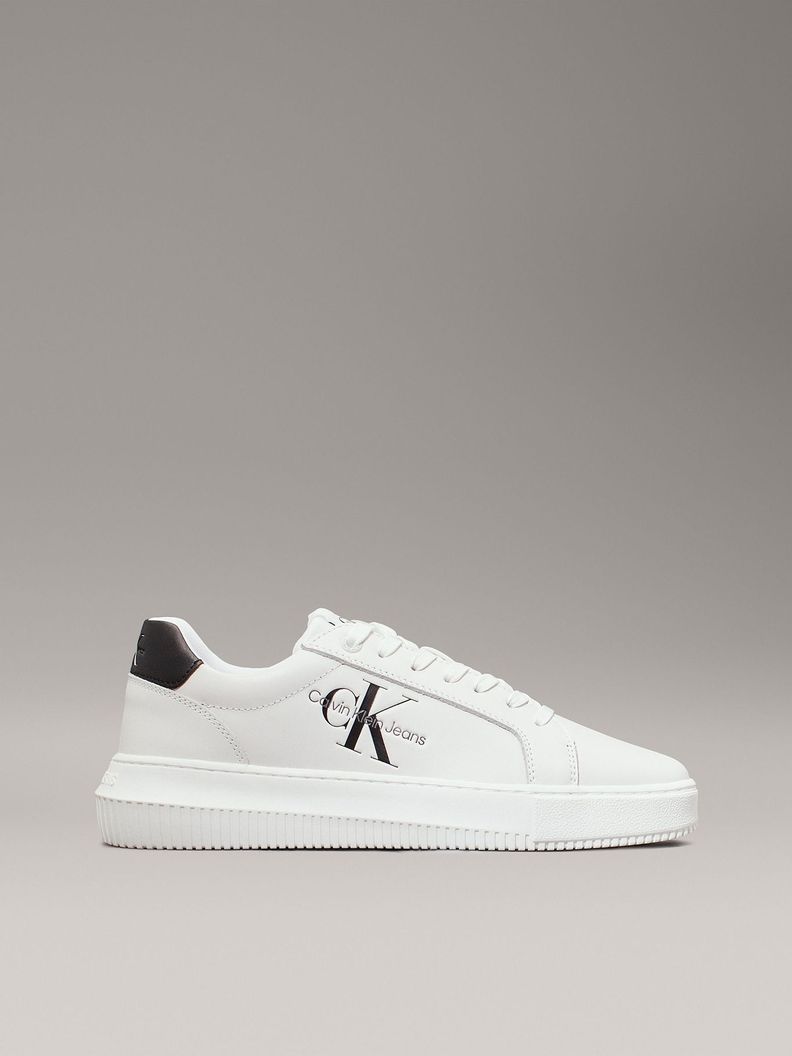 Zapatillas Cuero Chunky Cupsole Blanco Calvin Klein-4