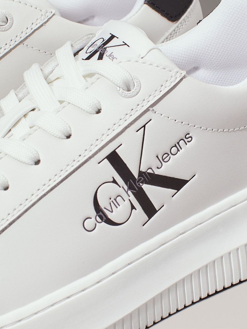 Zapatillas Cuero Chunky Cupsole Blanco Calvin Klein-6