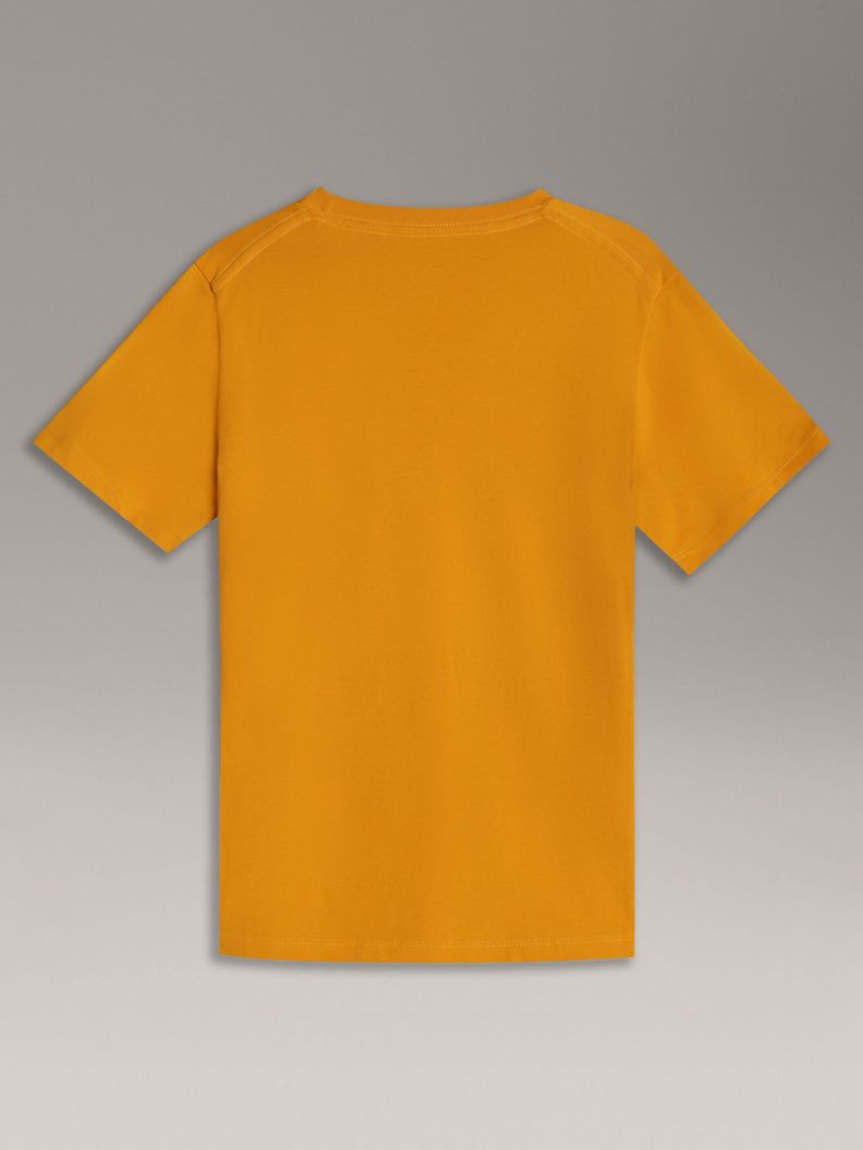 Polera Niño CK Monogram Amarillo Calvin Klein-1