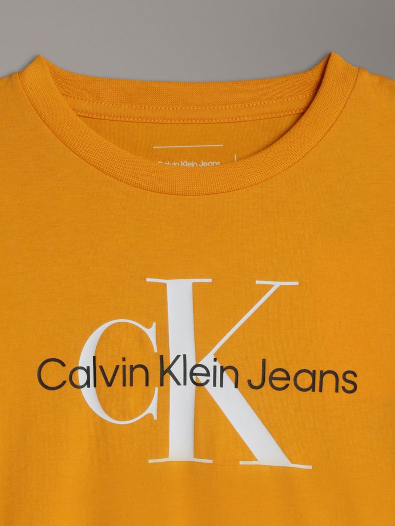Polera Niño CK Monogram Amarillo Calvin Klein-2