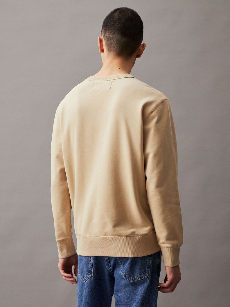 Polerón Badge Beige Calvin Klein-2