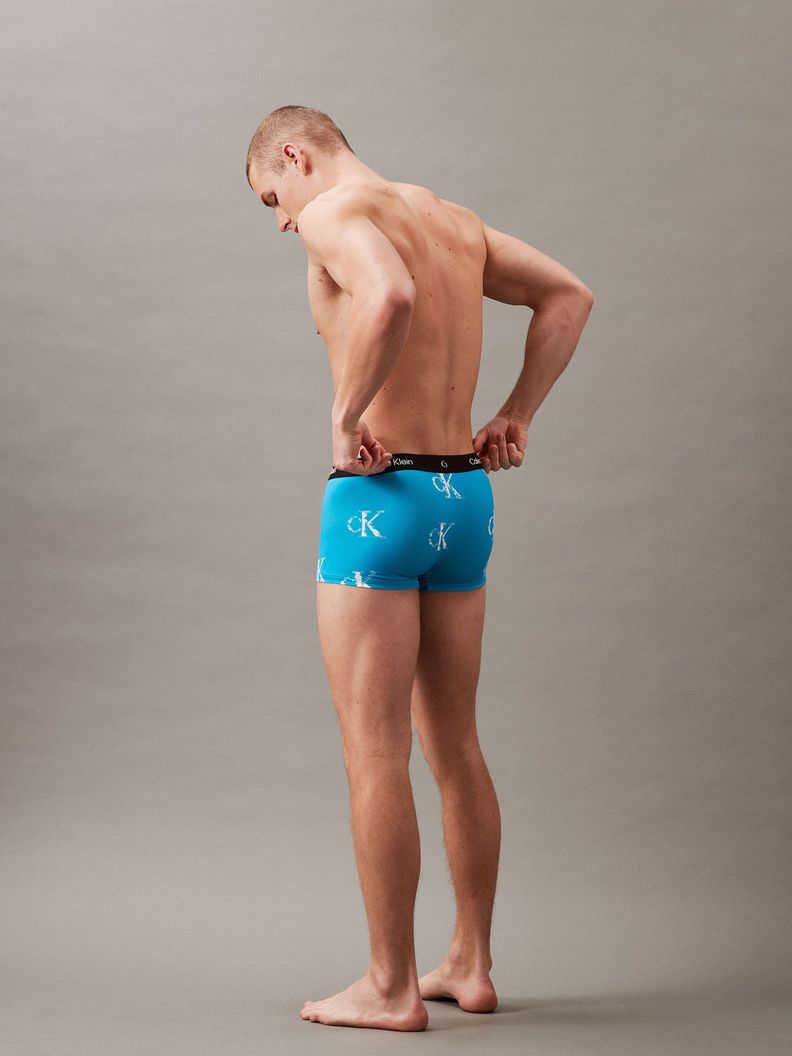 Bóxer Low Rise Trunk CK96 Azul Calvin Klein-3