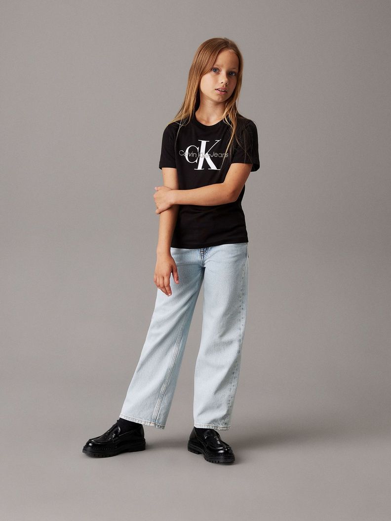 Polera Niño CK Monogram Negro Calvin Klein-3