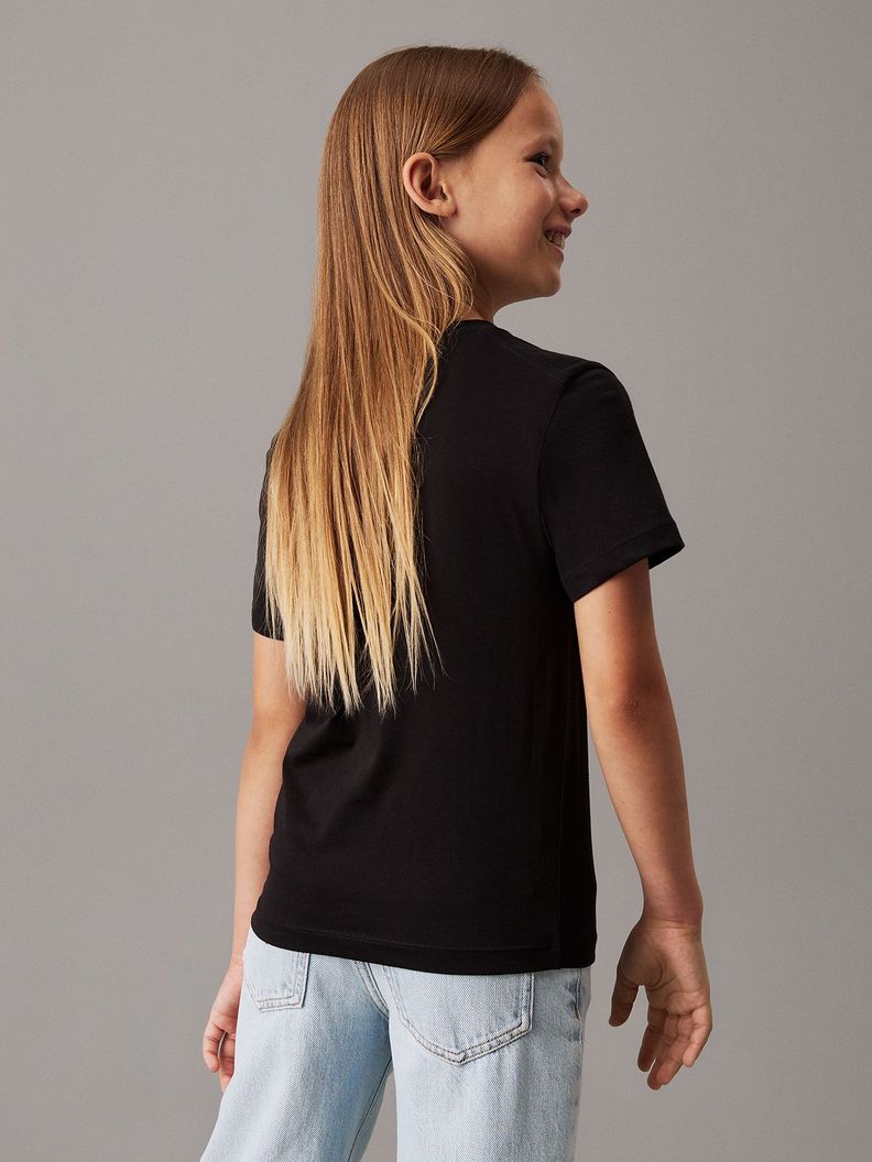 Polera Niño CK Monogram Negro Calvin Klein-5