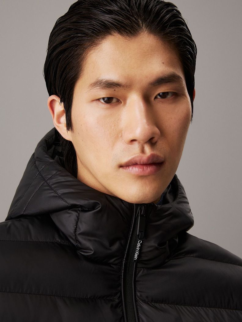 Parka con Gorro Recycled Puffer Negro Calvin Klein-3