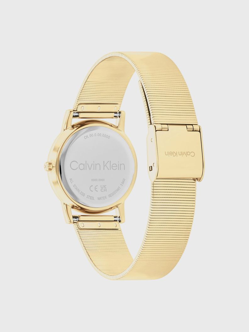 Reloj Linear Dial Mesh Dorado Calvin Klein-1