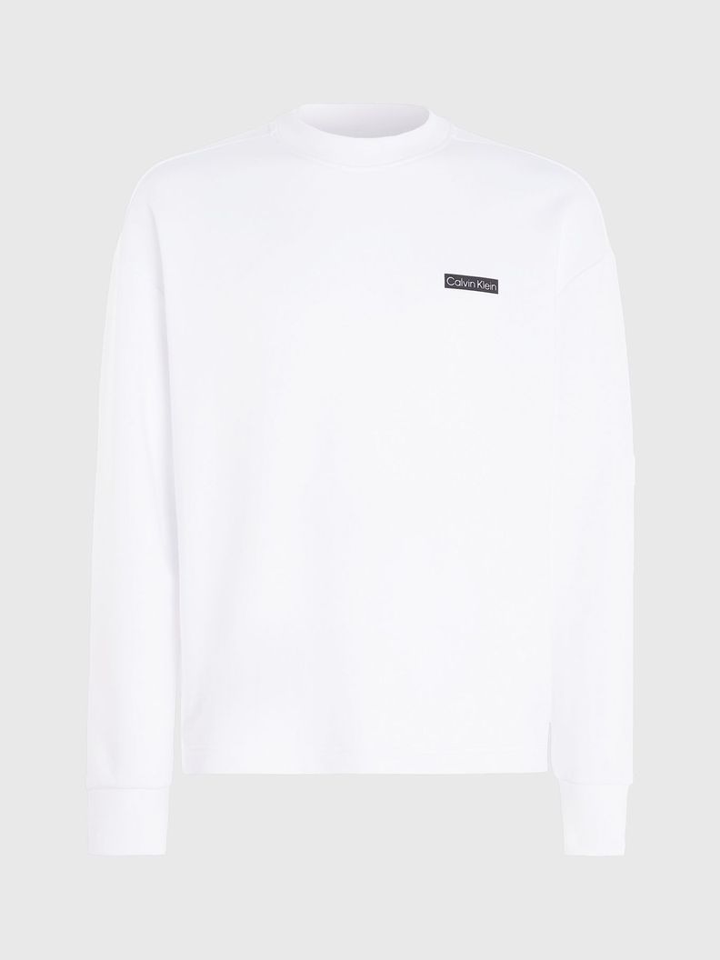 Polerón Back Print  Blanco Calvin Klein-4