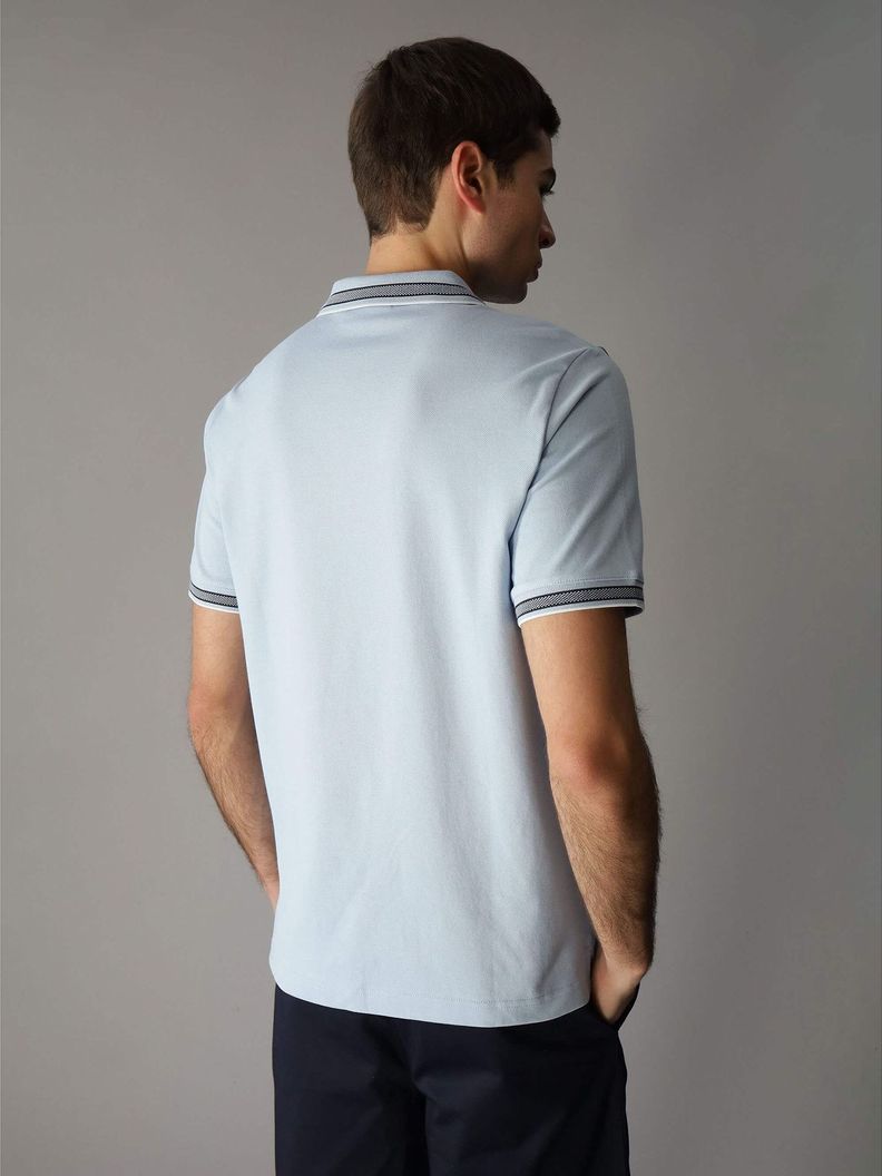 Polo Stretch Multi Tipping Azul Calvin Klein-2