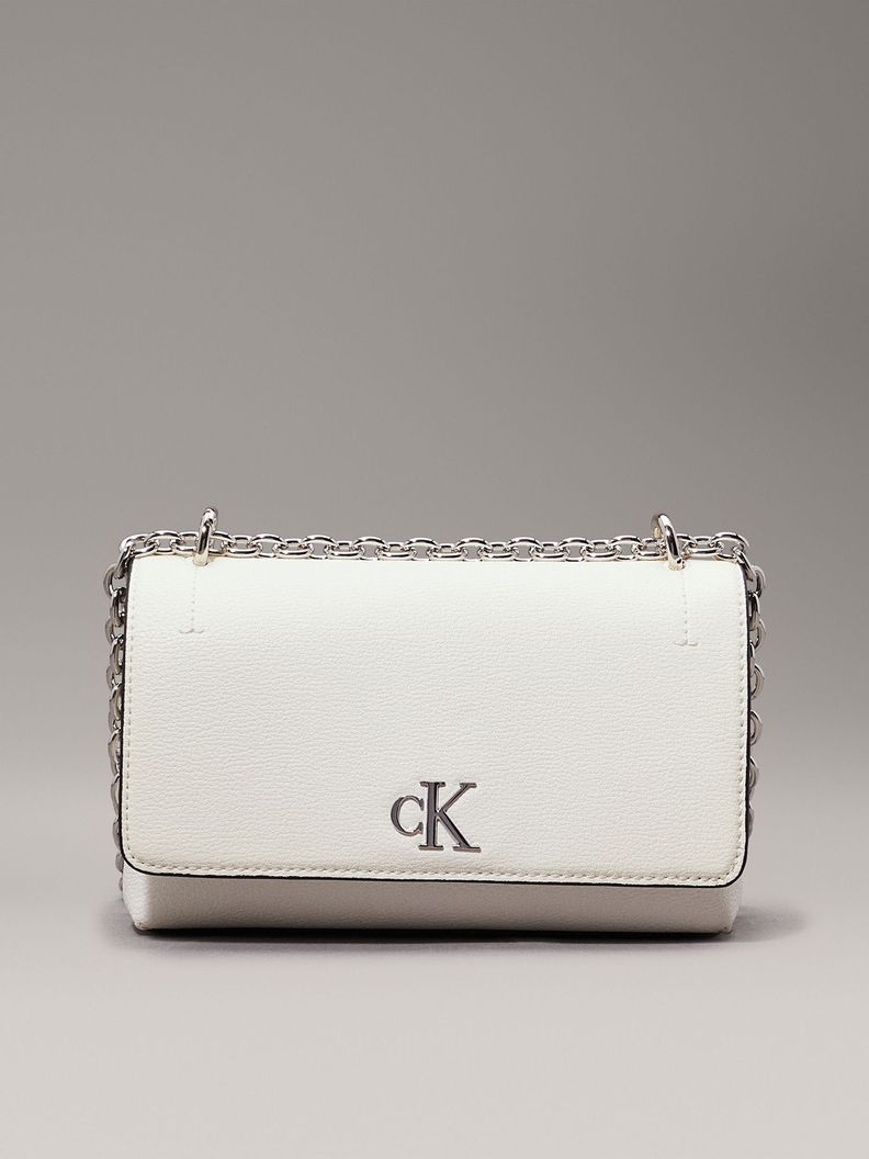 Cartera Minimal Monogram Blanco Calvin Klein-0