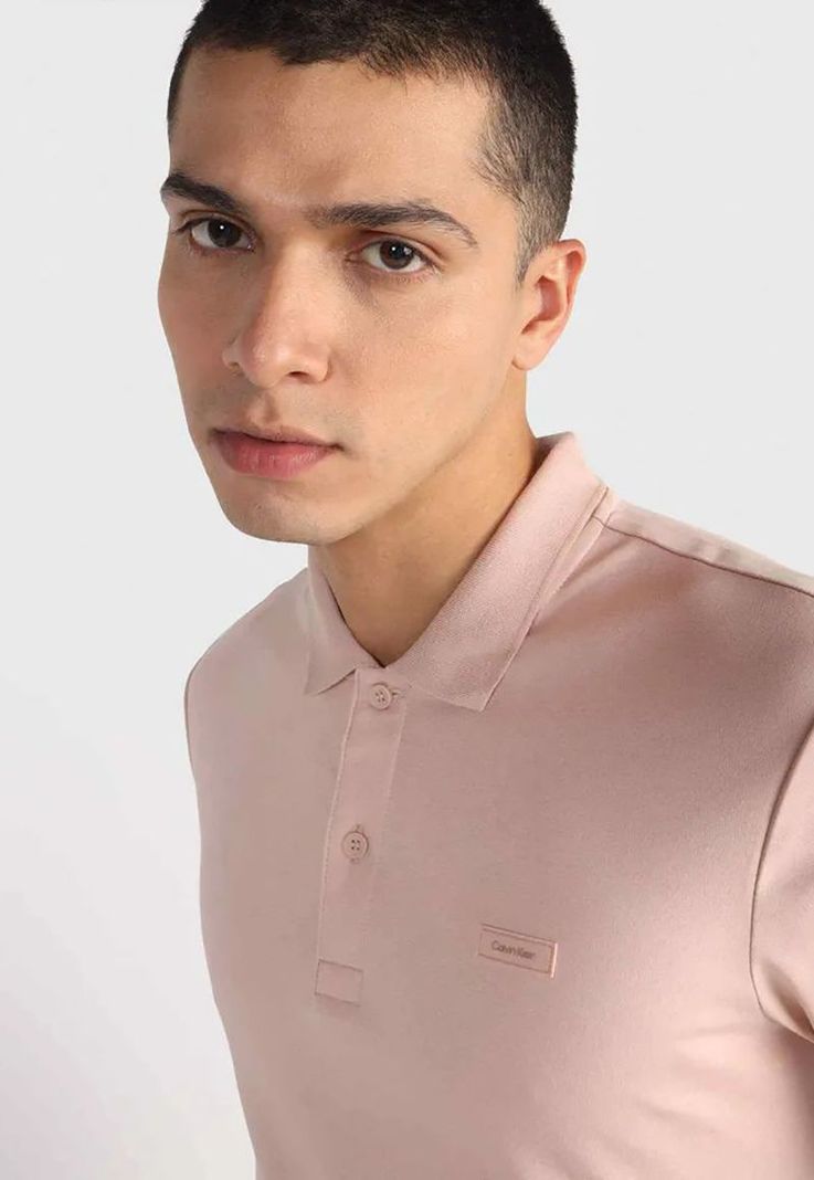 Polera Smooth Slim Rosado Calvin Klein-3
