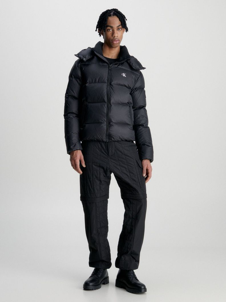 Parka Essentials Down Negro Calvin Klein-1