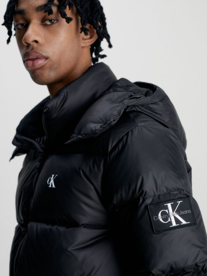 Parka Essentials Down Negro Calvin Klein-3