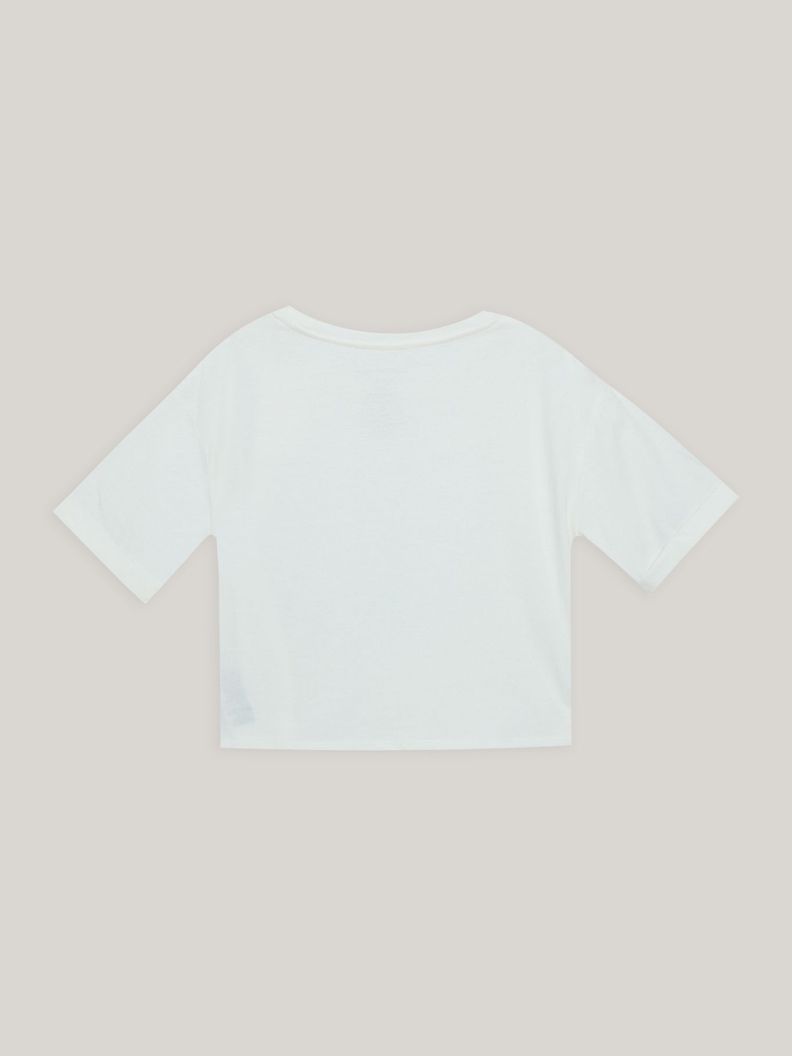 Polera Niña Layered Blanco Calvin Klein-1