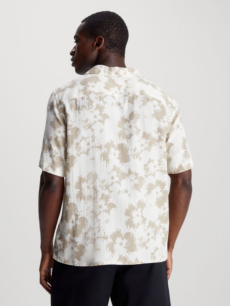 Camisa Viscose Flower Blanco Calvin Klein-2