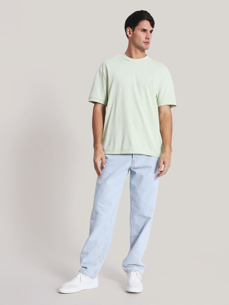 Polera Soft Ottoman Verde Calvin Klein-1