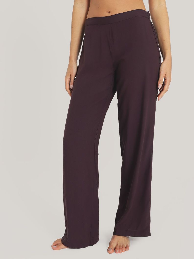 Pantalón De Pijama Burdeo Calvin Klein-0