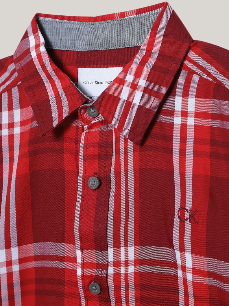 Camisa Niño Red Tonal Rojo Calvin Klein-2