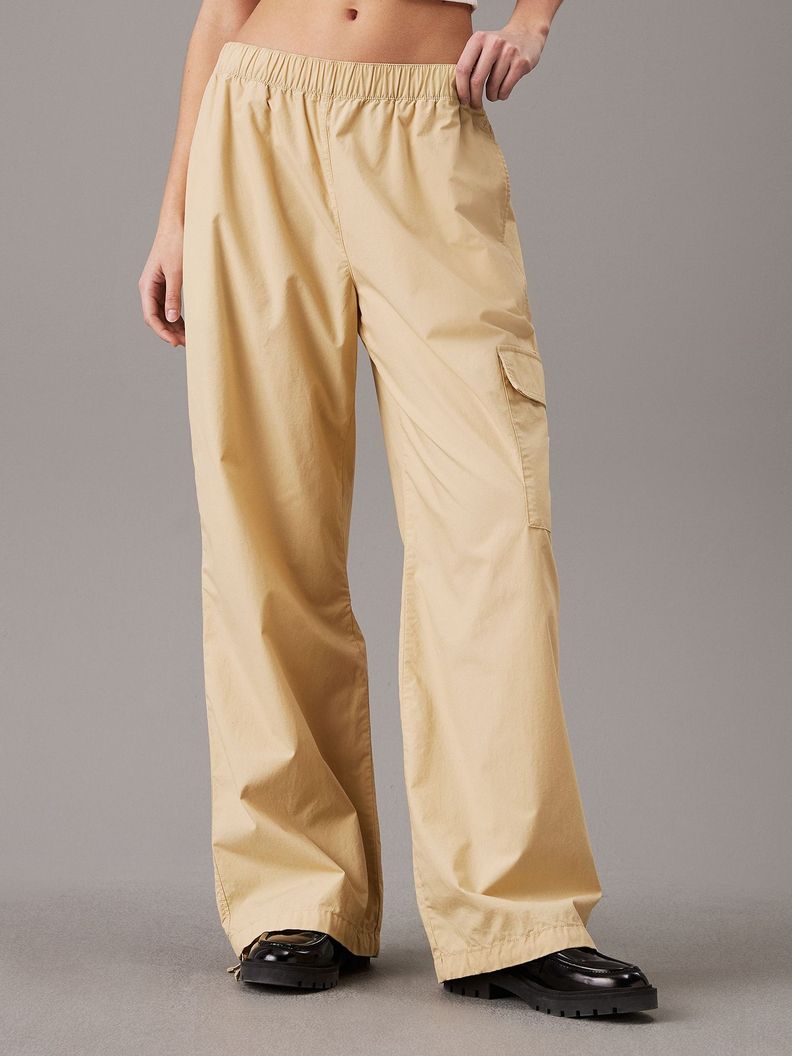 Pantalon Cotton Utility Cargo Beige Calvin Klein-0