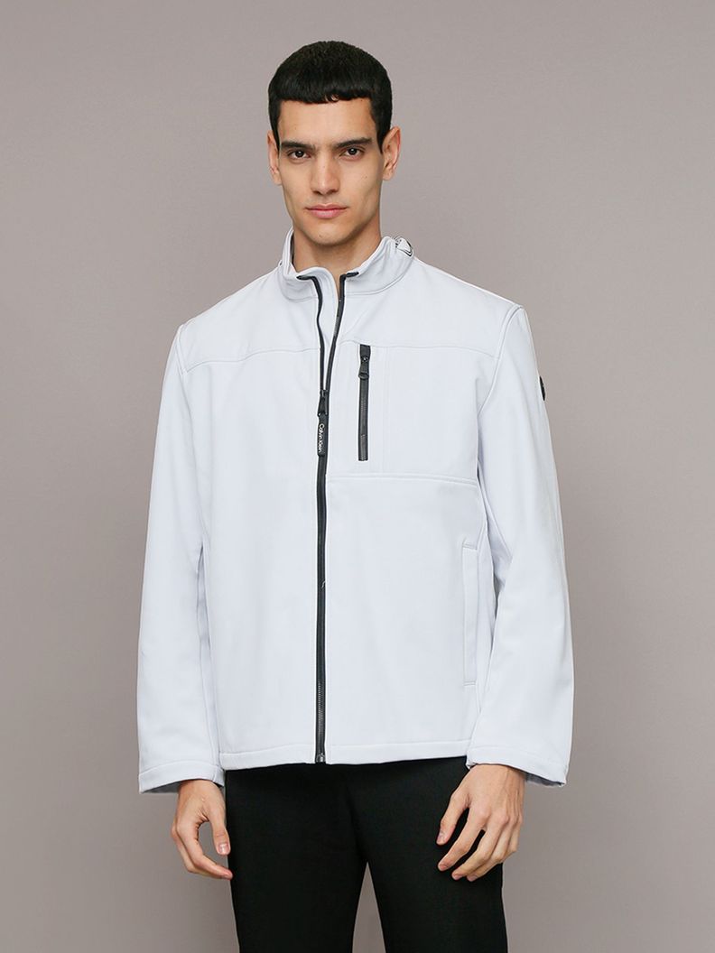 Chaqueta Ck Soft Shell Blanco Calvin Klein S