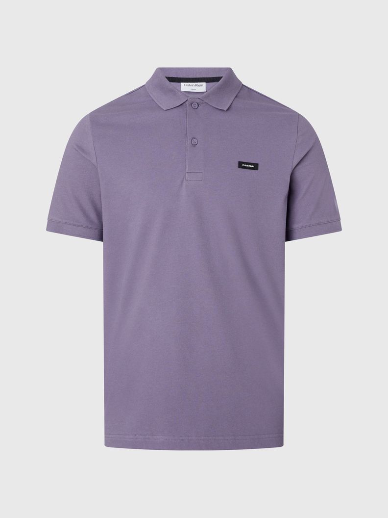 Polo Slim Button  Morado Calvin Klein-4