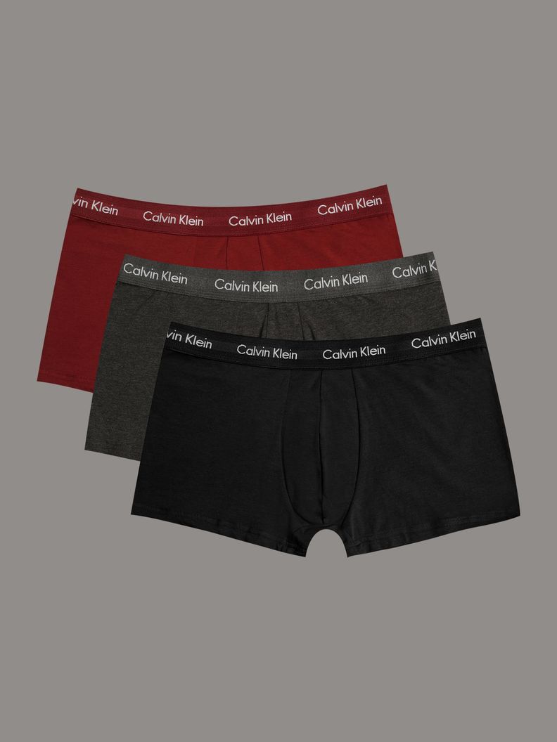Pack 3 Bóxer Cotton Ris Stretch Multicolor Calvin Klein-0