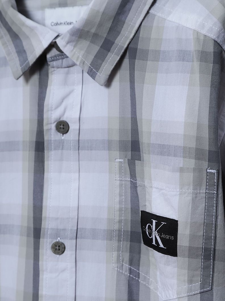 Camisa Niño Shadow Blanco Calvin Klein-2