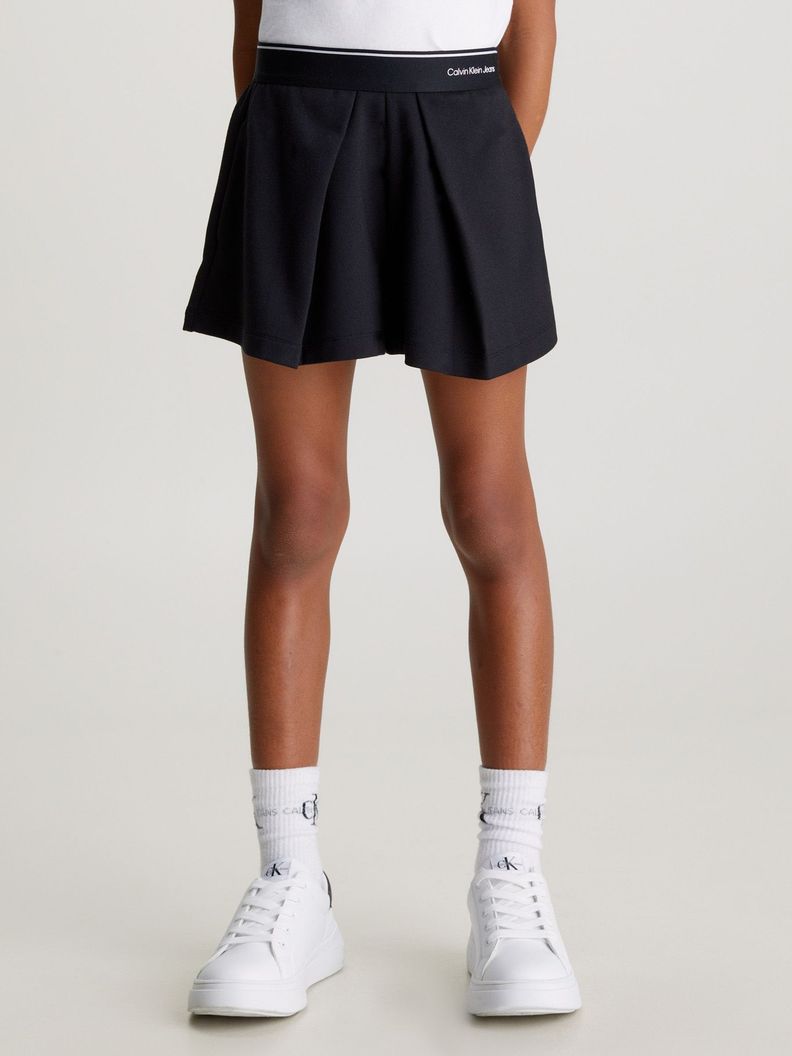 Falda Short Tape Skort Negro Calvin Klein-0