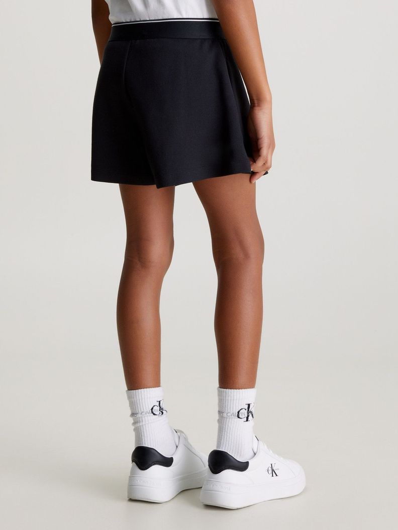Falda Short Tape Skort Negro Calvin Klein-2