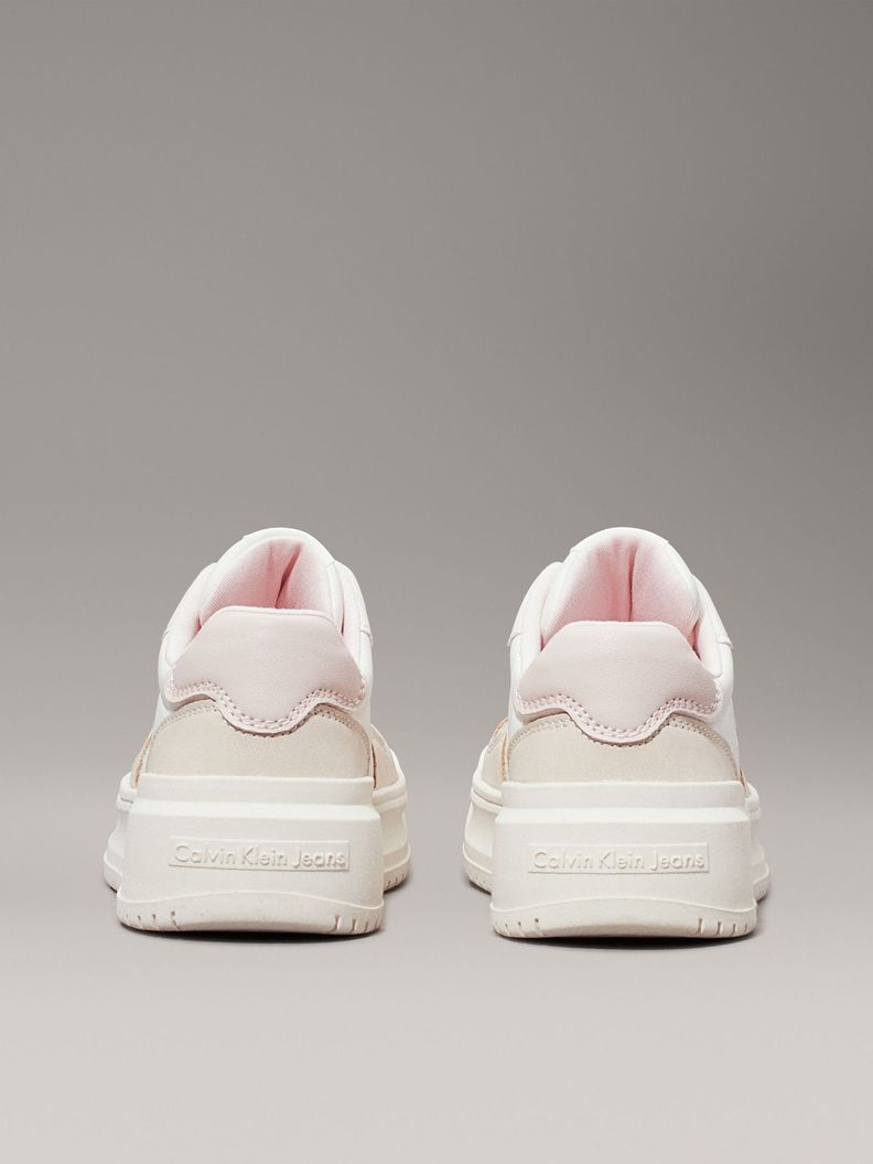 Zapatilla Niña Low Cut Lace-Up Blanco Calvin Klein-1