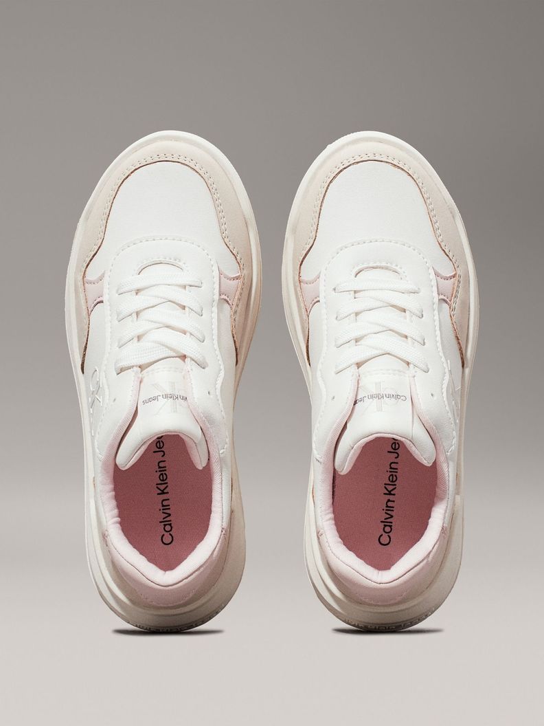 Zapatilla Niña Low Cut Lace-Up Blanco Calvin Klein-2