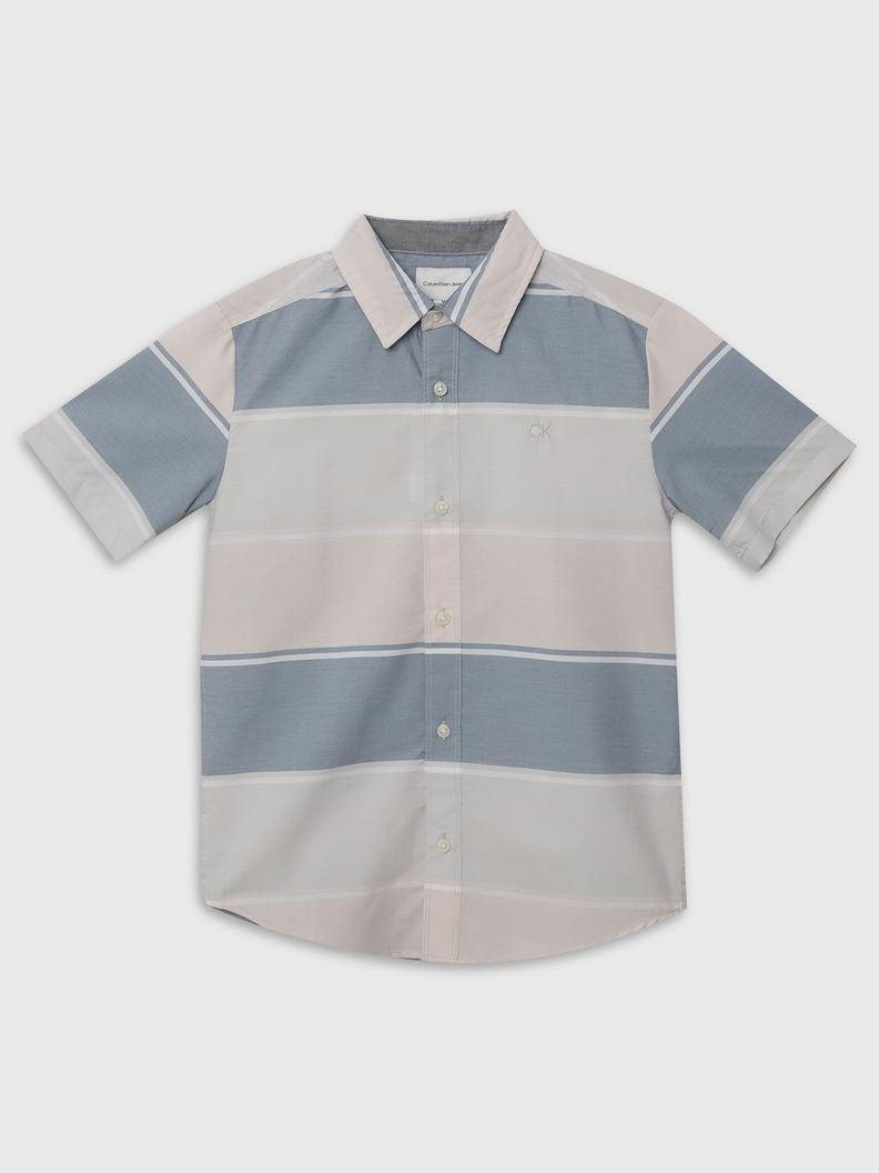 Camisa Niño Horizontal Stripe Multicolor Calvin Klein-0