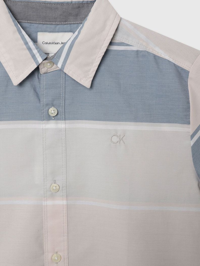 Camisa Niño Horizontal Stripe Multicolor Calvin Klein-2
