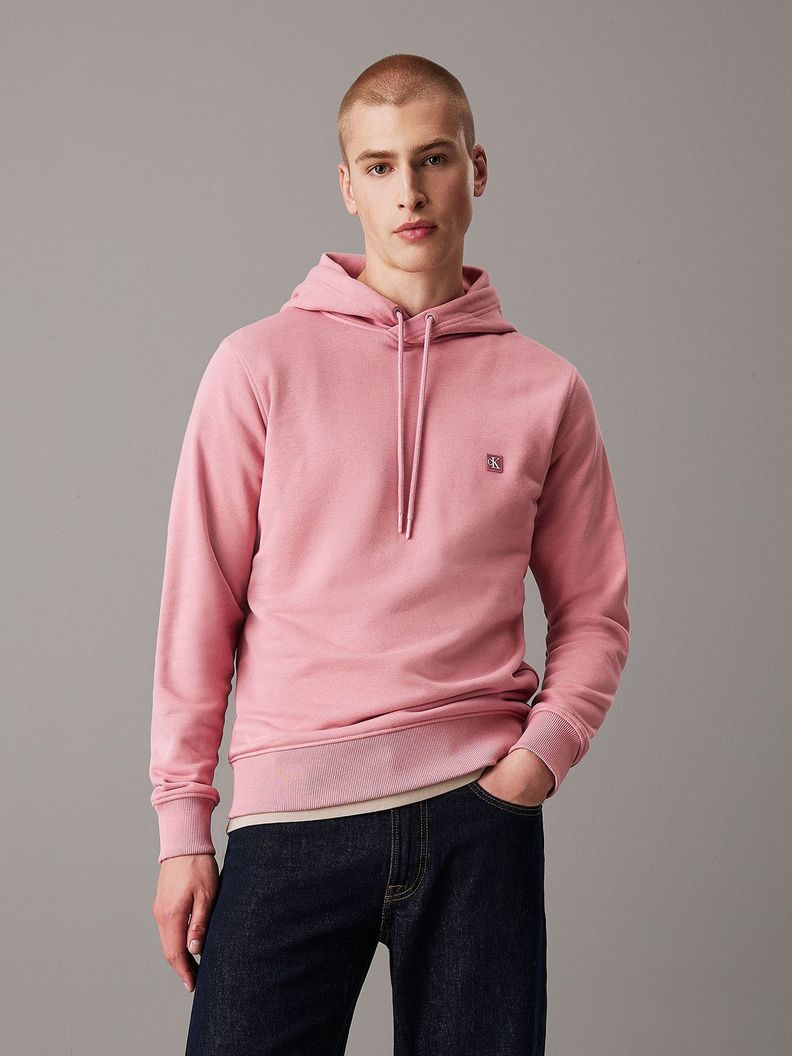 Polerón con Gorro Ck Embro Badge Rosado Calvin Klein-0