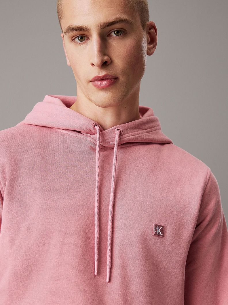 Polerón con Gorro Ck Embro Badge Rosado Calvin Klein-3
