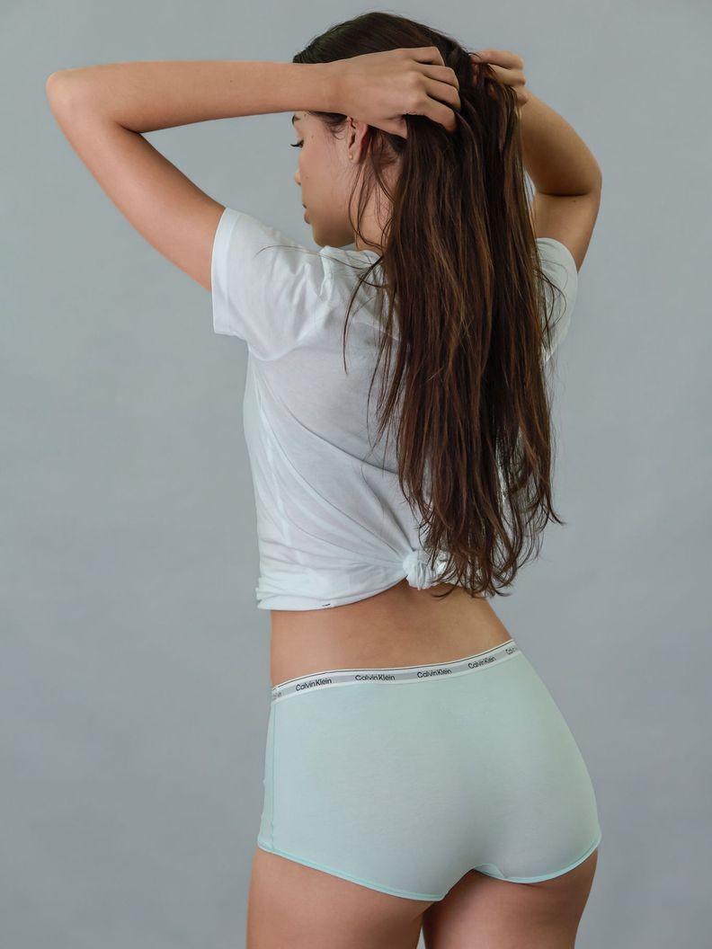 Calzón Hipster Modern Logo Blanco Calvin Klein-3