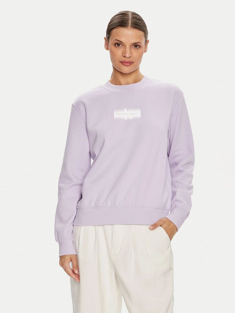 Polerón Faded Monologo Morado Calvin Klein-0