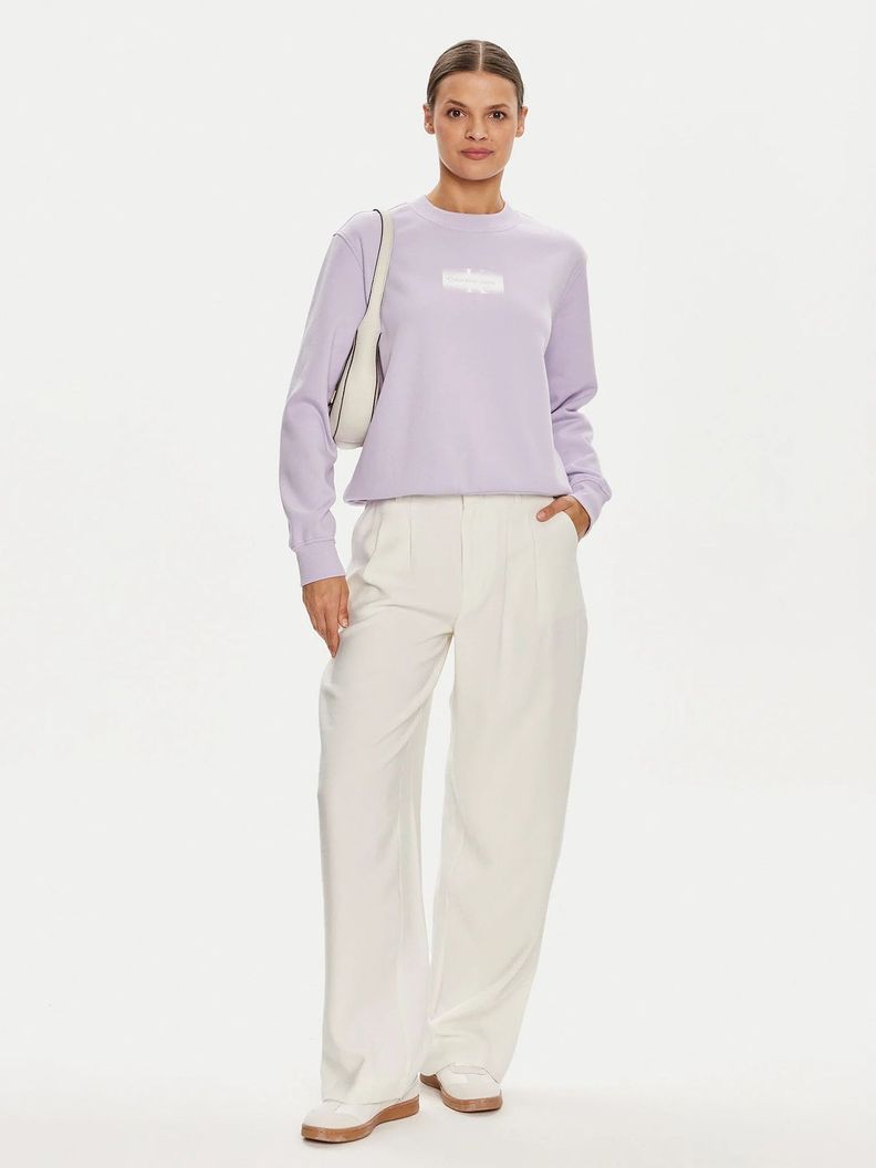 Polerón Faded Monologo Morado Calvin Klein-1