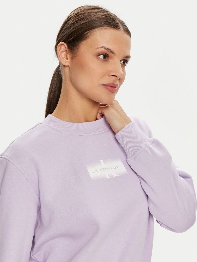 Polerón Faded Monologo Morado Calvin Klein-3