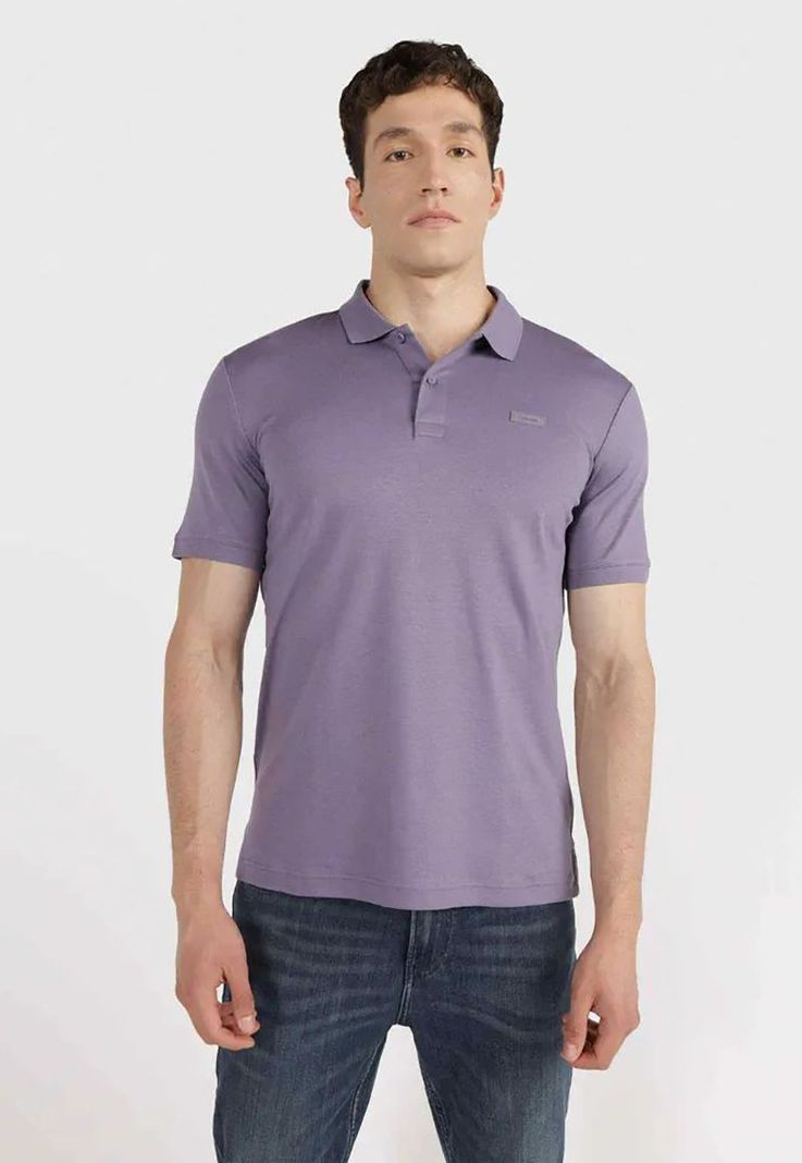Polera Smooth Slim Morado Calvin Klein-0