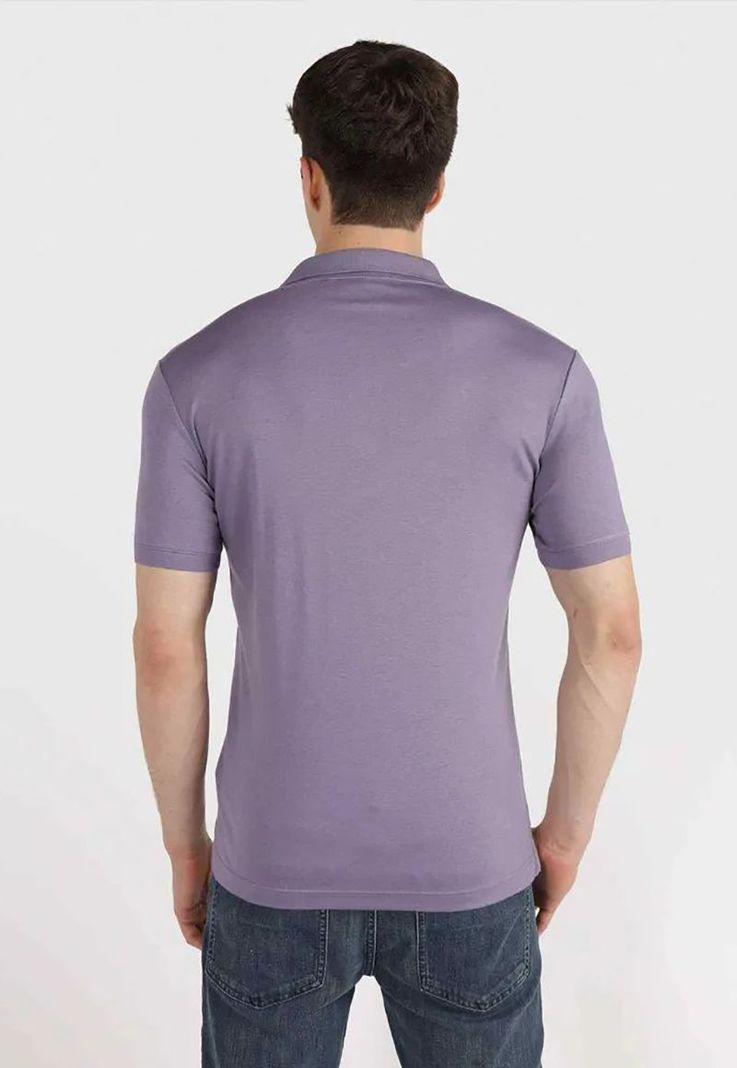 Polera Smooth Slim Morado Calvin Klein-2