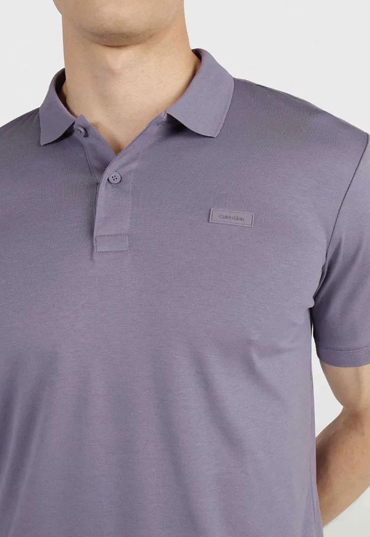 Polera Smooth Slim Morado Calvin Klein-3