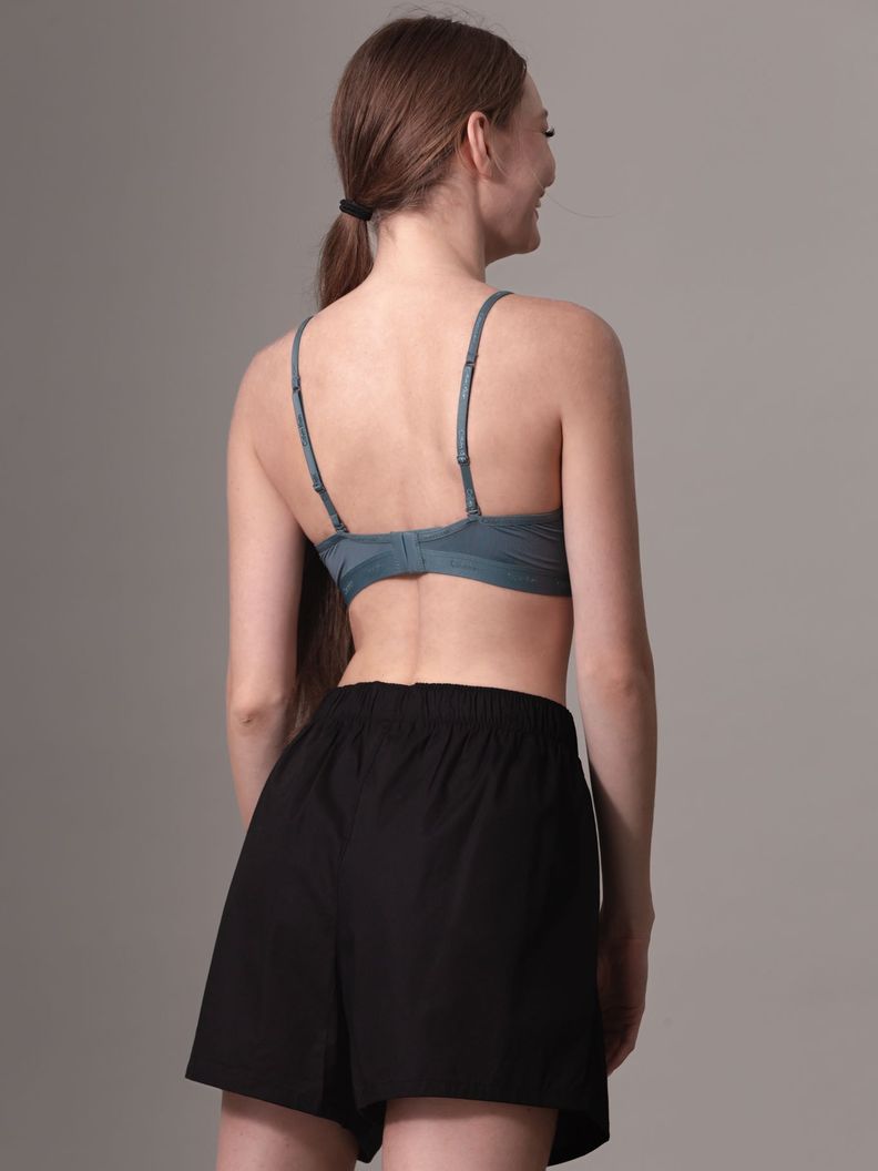 Bralette Triangular To Body Natural Gris Calvin Klein-2