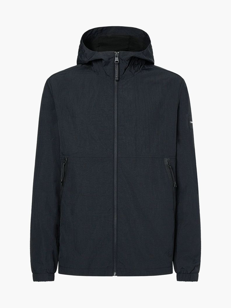 Parka Crinkle Nylon Blouson Negro Calvin Klein-4